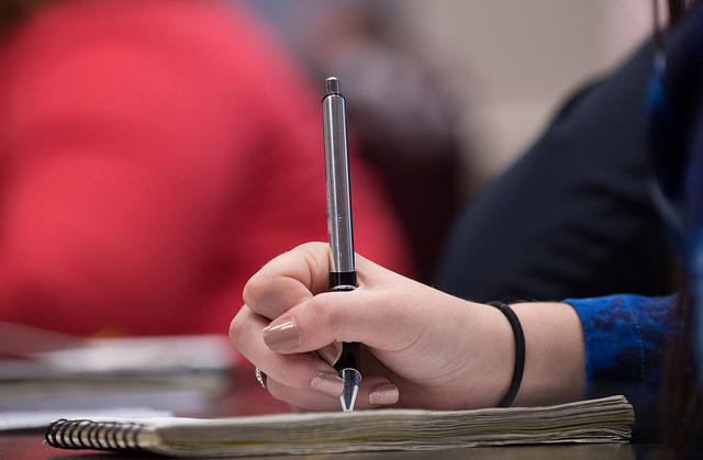 File:Lady-taking-notes.jpg