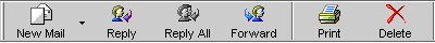 email toolbar