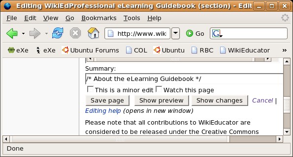 File:Wikieducator save.jpg