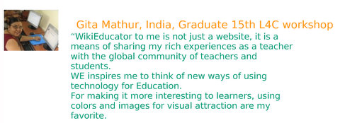 Screen shot from Patricia's presentation on WiZiQ.com