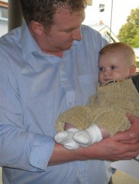 David and his oldest son Sam