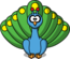 StudioFibonacci Cartoon peacock.png